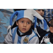 Festejos por el Día de la Bandera con los niños de Jardín